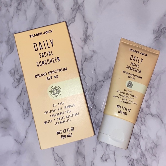 Skincare Trader Joes Daily Facial Sunscreen Dupe For Supergoop Unseen Sunscreen Poshmark